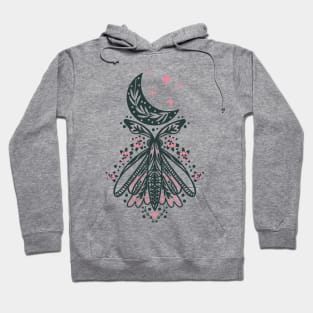 Lunar and Moth Hoodie